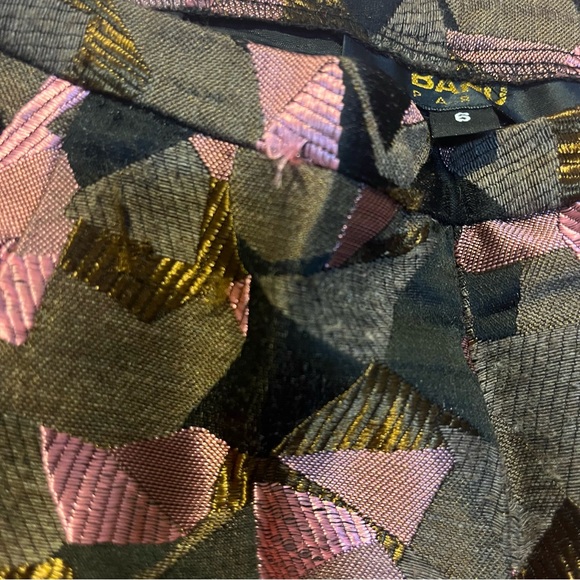 Banu Paris Jacquard abstract pattern coord suit set - Picture 7 of 14